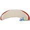 A & I Products Back Cushion, Wood Base, WHT/RED 21" x6" x2" A-372757R92-17 - alternate 3